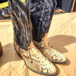 Toney Laumas Rattle  Snake skine Boots